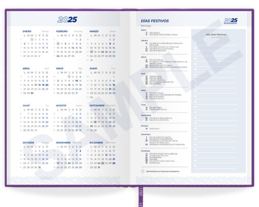 AGENDARIO DIARIO 2025 - Imagen 8