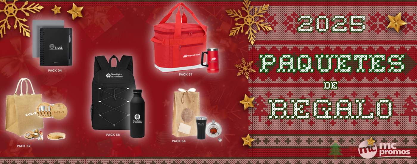 Articulos Promocionales Monterrey 18+ Años De Experiencia en Promocionales. 1 baner Paquetes regalos