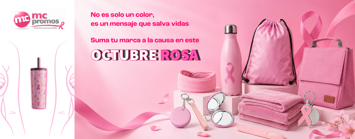 Articulos Promocionales Monterrey 20+ Años De Experiencia en Promocionales. 1 BANNER OCTUBRE ROSA 26