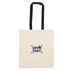 Bolsa de algodón "DONNA" - NEGRO