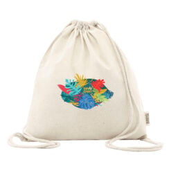 Bolsa mochila de algodón "CHILL" - NATURAL