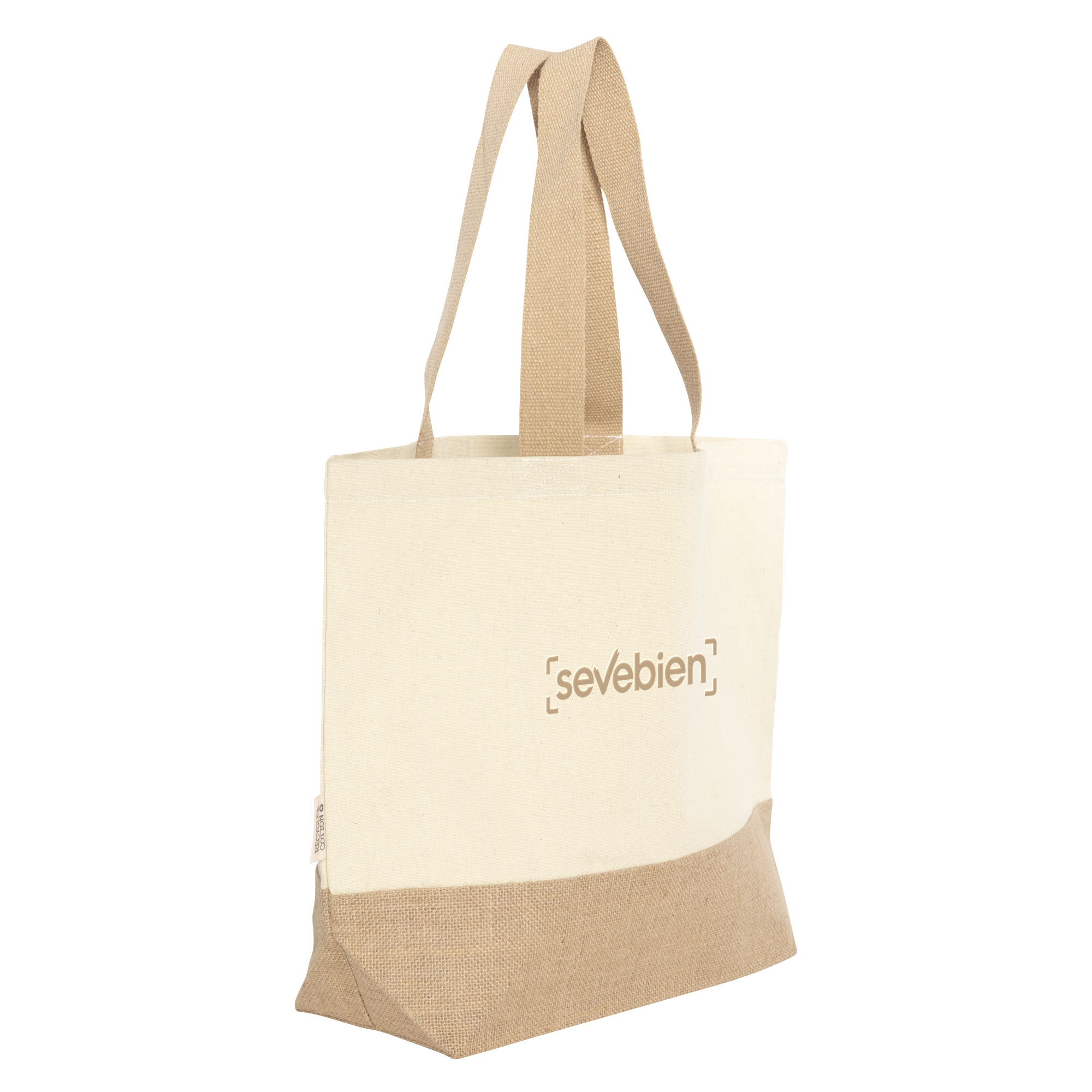 Bolsa de algodón y yute «YONA» Bolsa de algodón y yute "YONA" - NATURAL