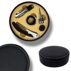 Estuche para Vinos Redondo - NEGRO