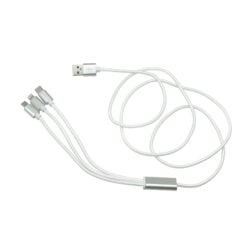 Cable con adaptadores "madison" - BLANCO