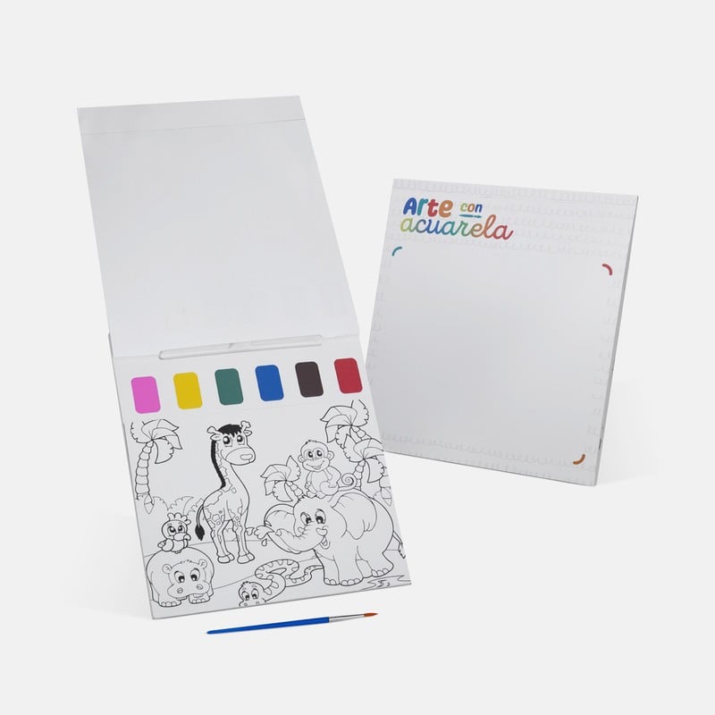 Libreta con acuarelas klimpt Libreta con acuarelas klimpt - BLANCO