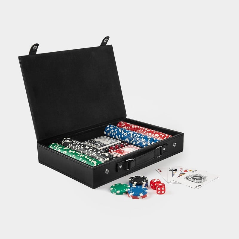Set de poker tahúr Set de poker tahúr - NEGRO