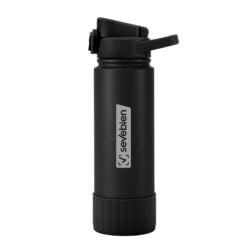 Botella térmica "RIBB" - NEGRO