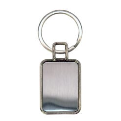 Llavero Cuadrado Plano - PLATA