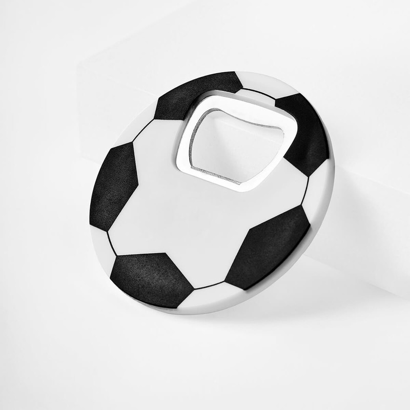 Destapador soccer Destapador soccer - BLANCO CON NEGRO