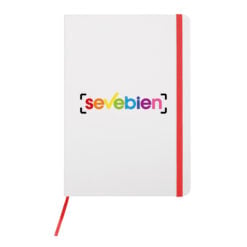Libreta mediana “White” - ROJO