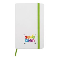 Libreta pequeña “White” - VERDE LIMA