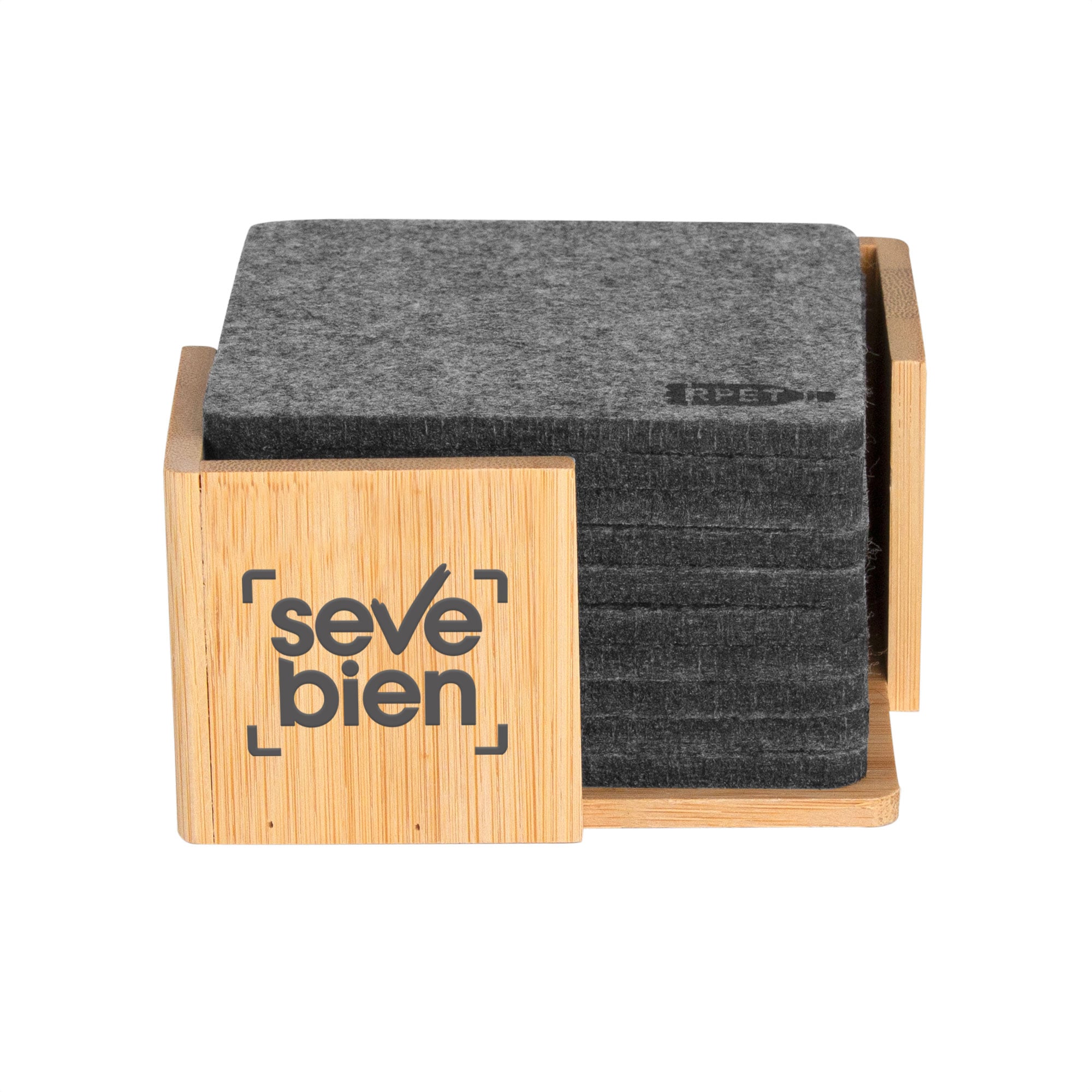 Posavasos de RPET «KOSTER» Posavasos de RPET "KOSTER" - GRIS