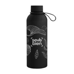 Botella térmica "RUBBY" - NEGRO