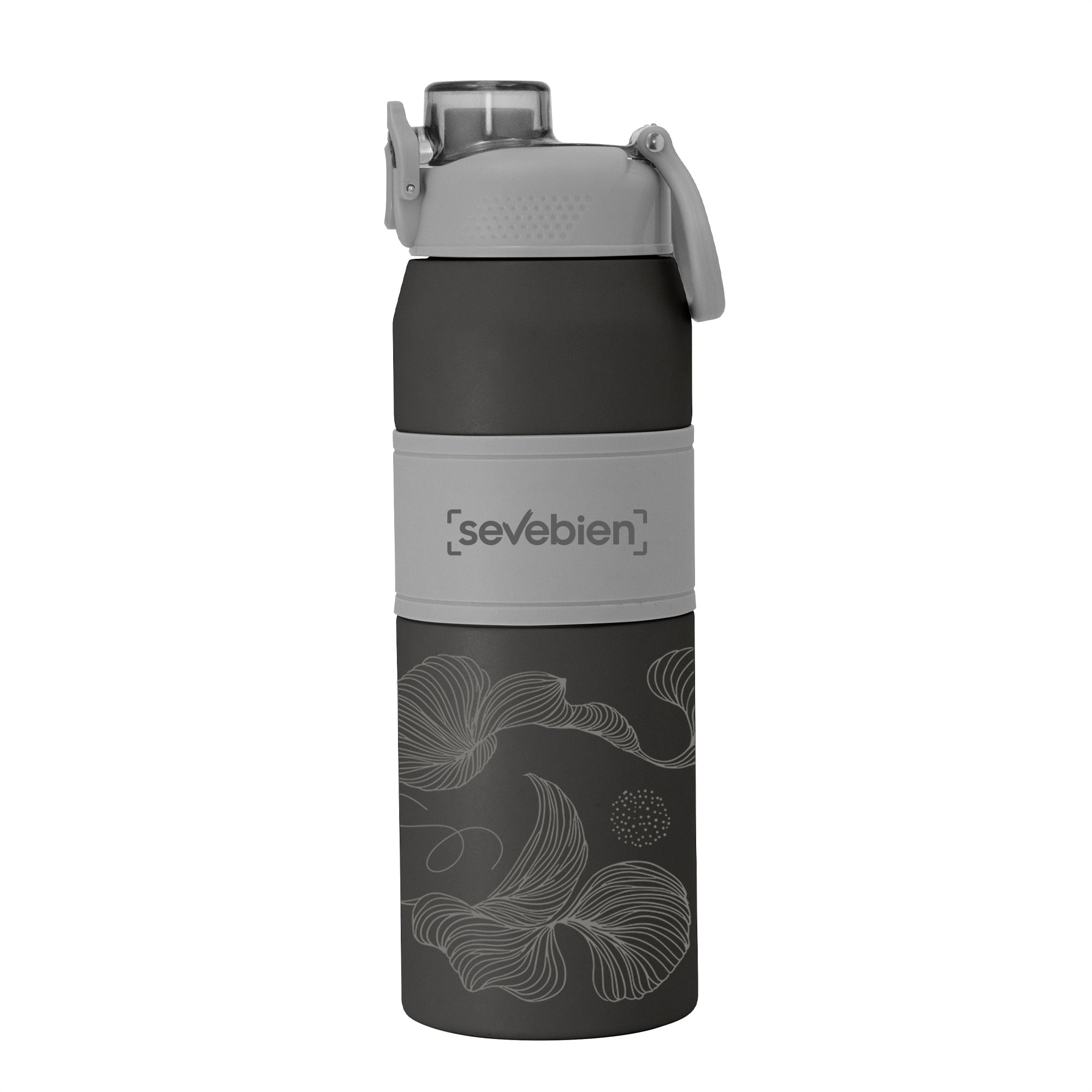 Botella térmica «PUSH» Botella térmica "PUSH" - GRIS