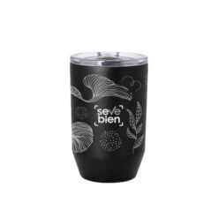 Mug térmico "BISEL" - NEGRO