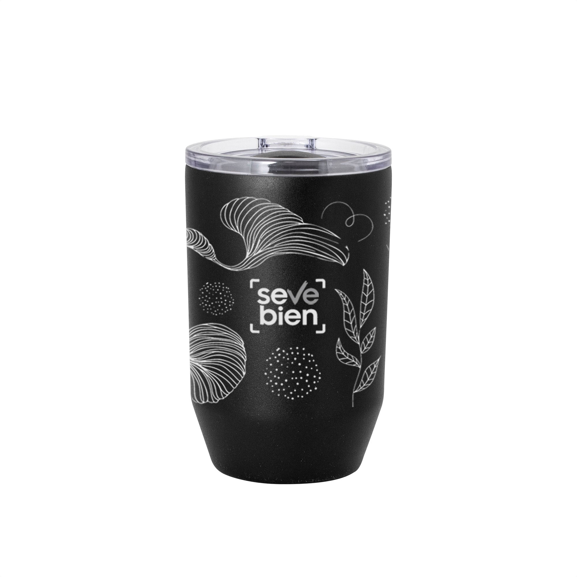 Mug térmico «BISEL» Mug térmico "BISEL" - NEGRO