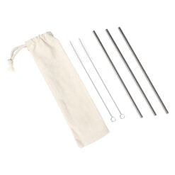 Set de 3 popotes Leh - PLATA