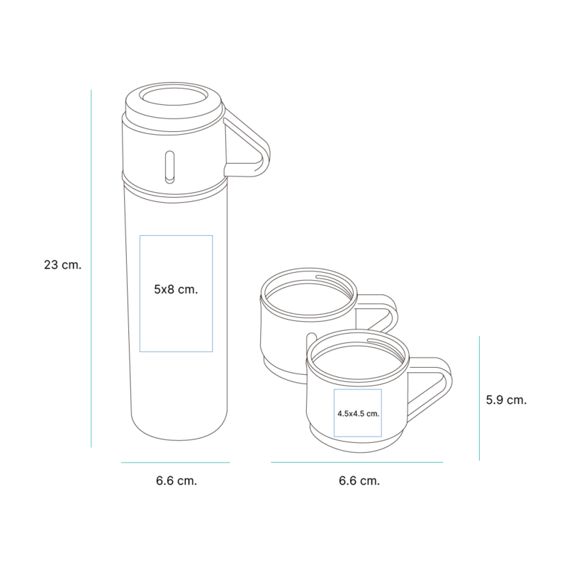 SET DE TERMO Y TAZAS CAMINI · Foto 5