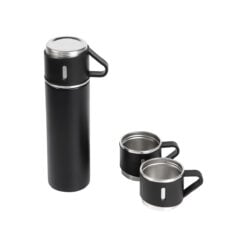 Set de termo y tazas Camini - NEGRO