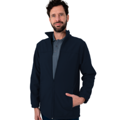 CHAMARRA IMPERMEABLE UNISEX AZUL MARINO