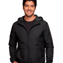 Chamarra repelente a · BLUE-WHITE · Unisex NEGRO