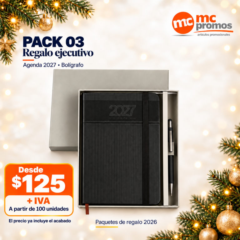 Articulos Promocionales Monterrey 20+ Años De Experiencia en Promocionales. 27 PACK 03 — paquete de regalo 2026
