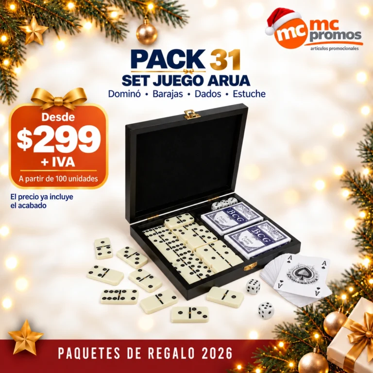 PACK 31 · SET ARUA — paquete de regalo 2026