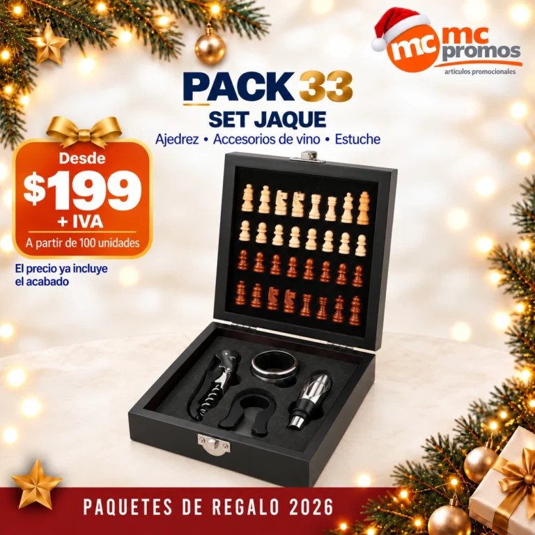 PACK 33 · SET JAQUE — paquete de regalo 2026