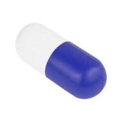 ANTI-STRESS EN FORMA DE CAPSULA — AZUL